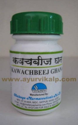 Chaitanya, KAWACHBEEJ GHANA, (Mucuna Prurita) 60 Tablet, Useful in General Debility